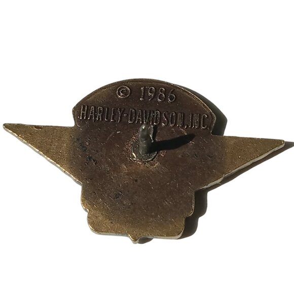 1990 Ladies of Harley Collectible Motorcycle Biker HOG Pin Vintage - Picture 2 of 7